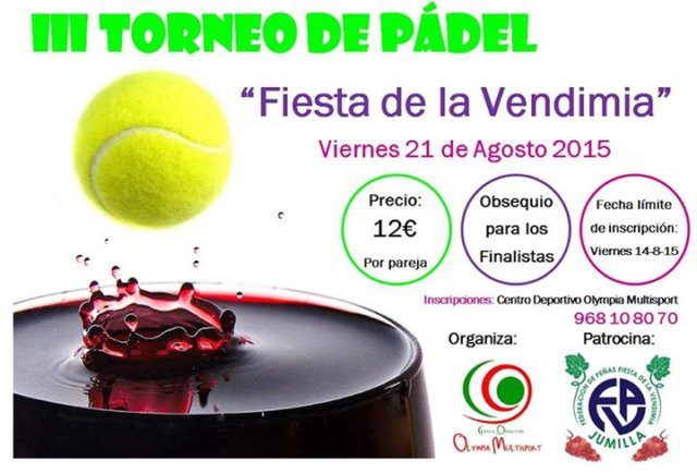 Torneo de Pádel Fiesta de la Vendimia