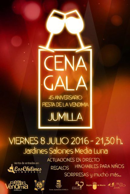 Cena Gala 45 aniversario federación peñas