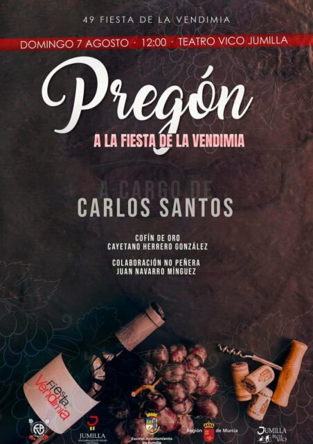 Pregón 2022 Fiesta de la Vendimia